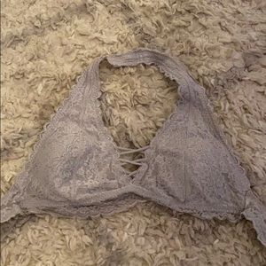 halter strappy bra with padding
